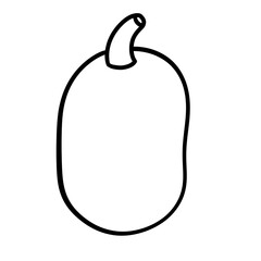 Pumpkin outline