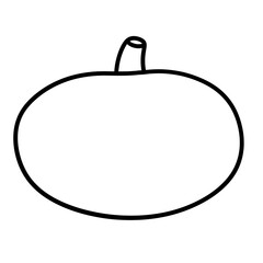 Pumpkin outline