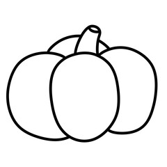 Pumpkin outline