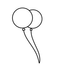 balloon outline

