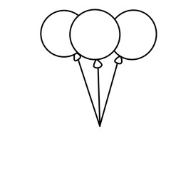 balloon outline
