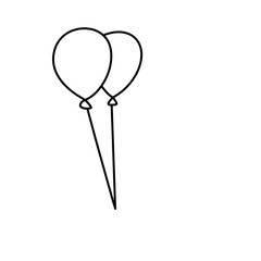 balloon outline
