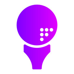 golf gradient icon