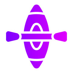 kayak gradient icon