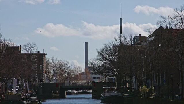 Canal Schiedam - Holland - The Netherlands 