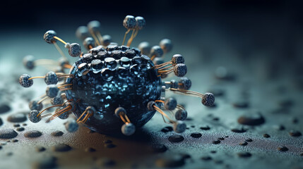 Biochemical weapon zoomed in