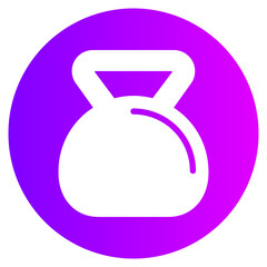 kettlebell gradient icon