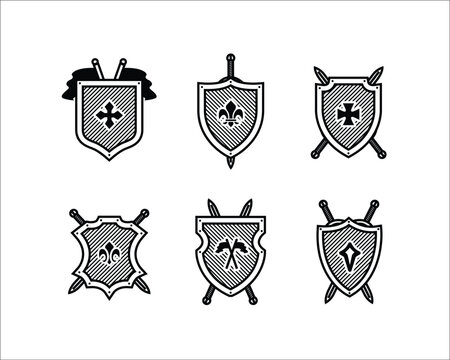 Shield Icons Vector