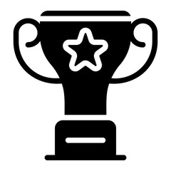 trophy glyph icon