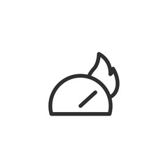 Heating icon, isolated Heating sign icon, vector illustration