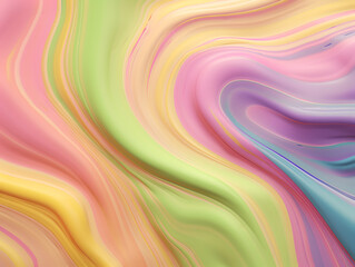 Obraz premium Colorful velvet cream texture background. Closeup view.