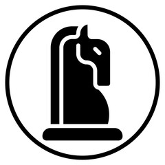 chess glyph icon