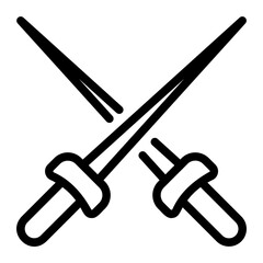 fencing line icon