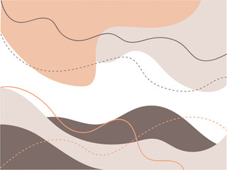 Hand drawn style graphic geometric elements. Shapes, wave and textures - 593279020