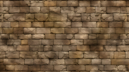 Obraz premium Old stone wall, seamless background texture