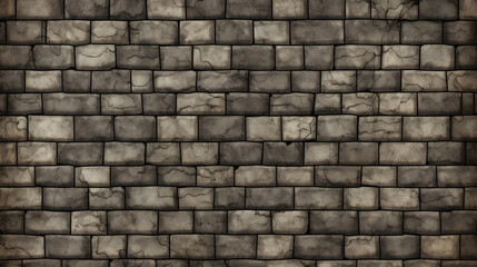Obraz premium Old stone wall, seamless background texture
