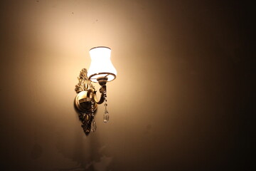 lamp on the wall