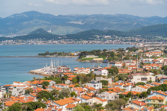 Iskele district view in Urla Town of Turkey
