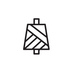 Sewing Spool Tailor Outline Icon