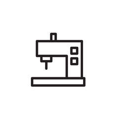 Clothing Home Machine Outline Icon