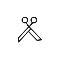 Cut Cutting Scissors Outline Icon