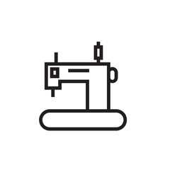 Machine Dress Stitch Outline Icon