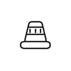 Protector Sewing Thimble Outline Icon