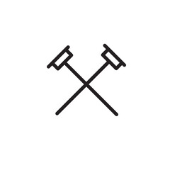 Fabric Machines Sewing Outline Icon