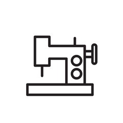 Machine Repair Sewing Outline Icon