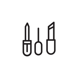 Machine Repair Sewing Outline Icon