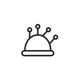 Needle Pillow Sewing Outline Icon