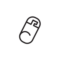 Pin Safety Sewing Outline Icon