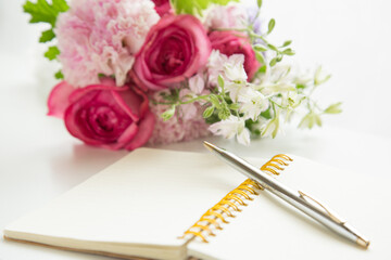 花とノート