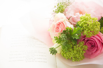 フラワーアレンジ　バラ