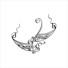 Diwali Diya Pen Ink Style M_2010018