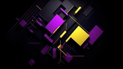 abstract background with squares . Generative AI .