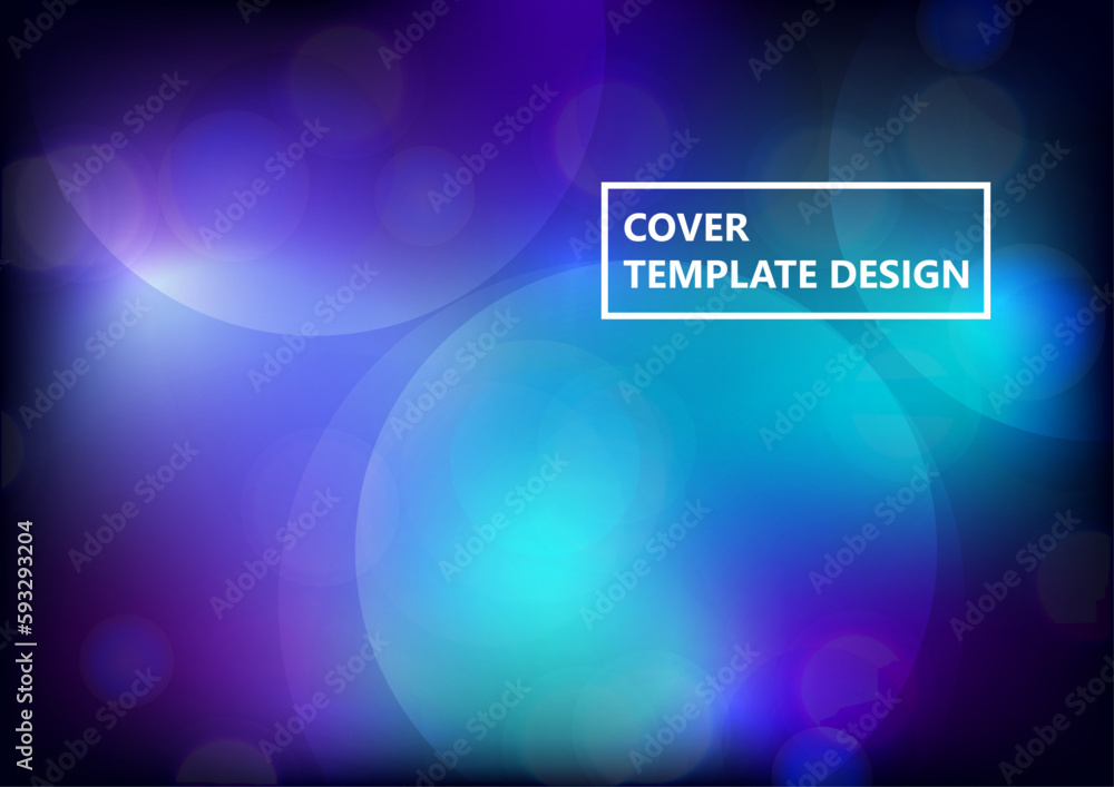 Poster circular abstract background, neon circles geometric shapes. abstract round smooth color composition