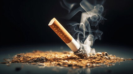 Quit smoking concept. World no tobacco day. Generative AI.