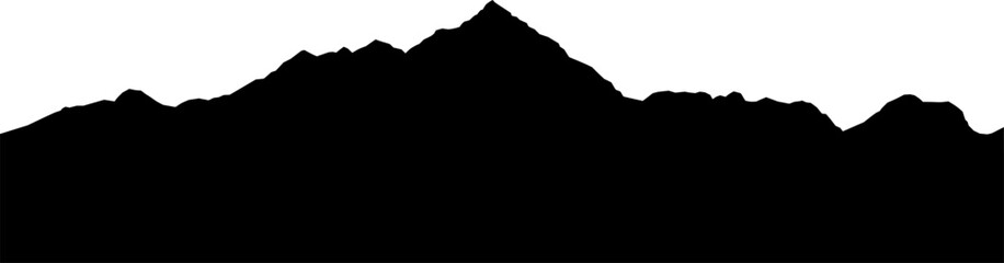 mount Everest Nepal silhouette