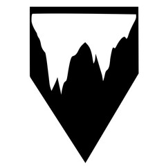 Home plate baseball Isolated on white background.