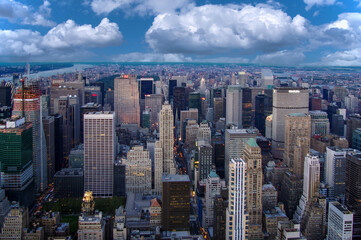 Fototapeta na wymiar Blick auf Manhattan, New York