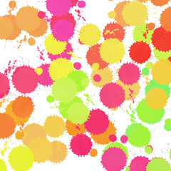 Abstract splatter color background. illustration