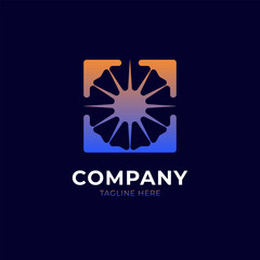 Cloud Sun Logo Template Design