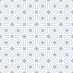 A seamless pattern of circles and circles