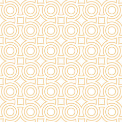 A seamless pattern of circles and circles