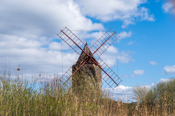 Old windmill in the countryside
