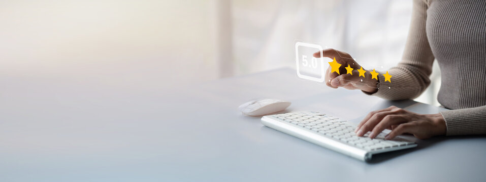 Product or service review ideas from customers, writing reviews from customers who use the products and services of the store to express their satisfaction and increase the credibility of the store.