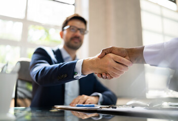 African Business Man Hand Shake