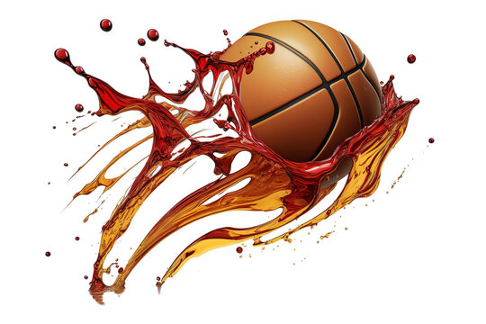 recommend clip art: basketball colourful