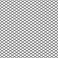 Fototapeta premium Seamless monochrome mesh background of ovals for design and print